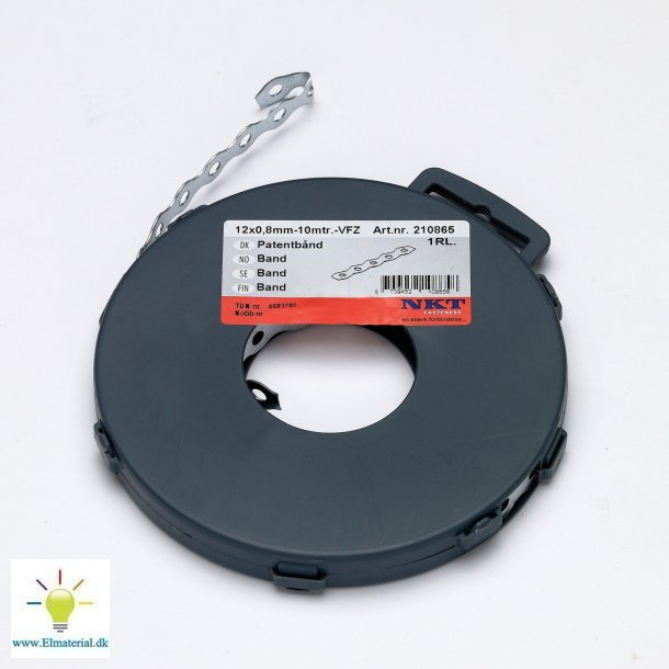 Patentbnd 17X0.8 Varmgalv.25M