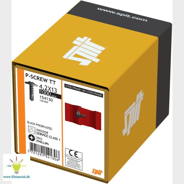 Profil Skrue 4,2X13 F/2,5Mm