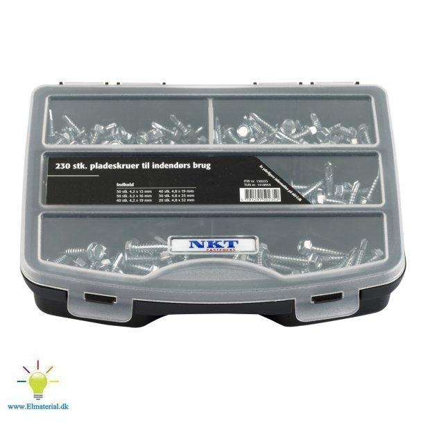 Sortimentskasse Pladeskruer