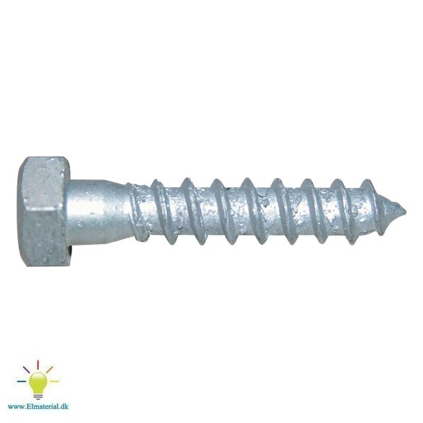 6X80 Fransk Skrue Vfz 6 Stk/Ps