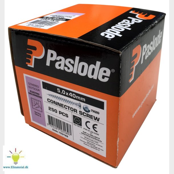 Beslagskrue, Elzink Tx 5,0X40