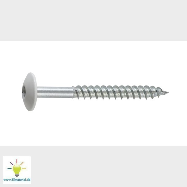 Trbeton Skrue 4,5X45 Hvid