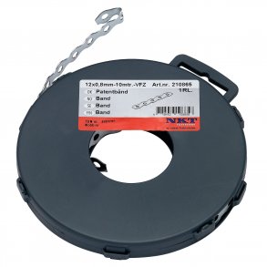 Patentband 12X0,8 Varmförzinkad.10M