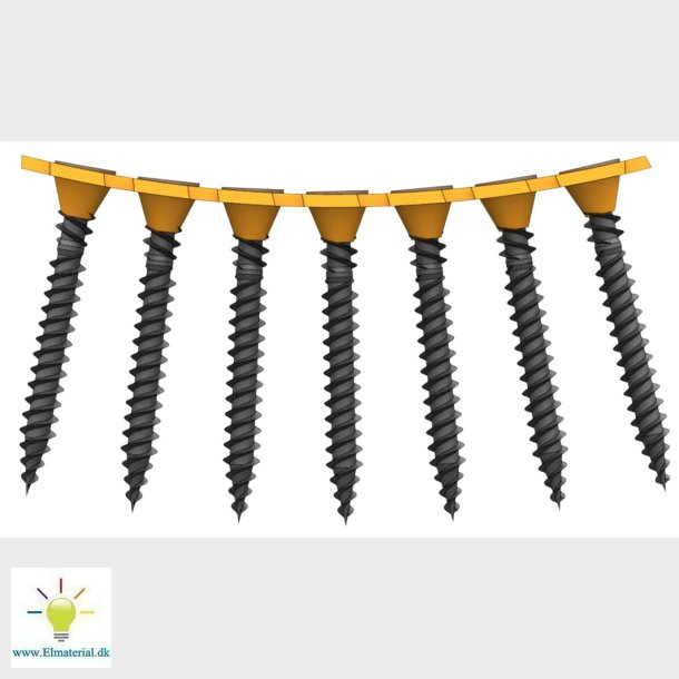 Gipspl.Skrue Sortf 3,9X41 Bnd