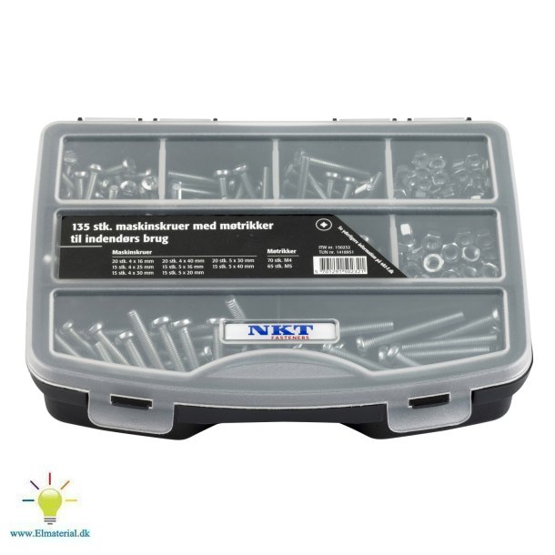 Sortimentskasse Maskinskruer
