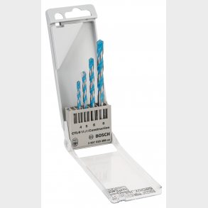 Universalborrset, 4, 5, 6 & 8Mm