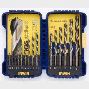 Hss koboltborrset i rostfritt stl