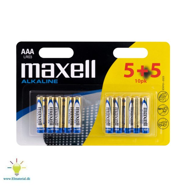 Batteri Maxell Aaa/Lr3 8Stk