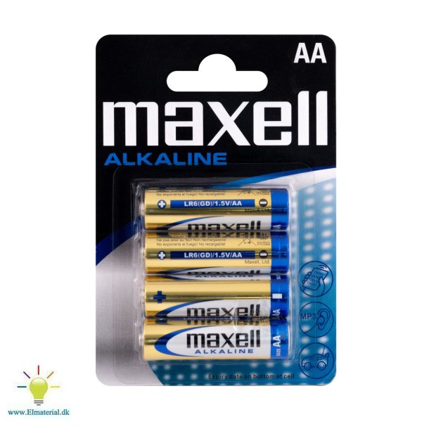 Batteri Maxell Aa/Lr6 4Stk
