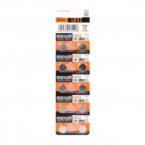 Batteri Alkaline Lr43 10Stk