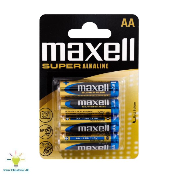 Batteri Maxell Aa Super 4Stk