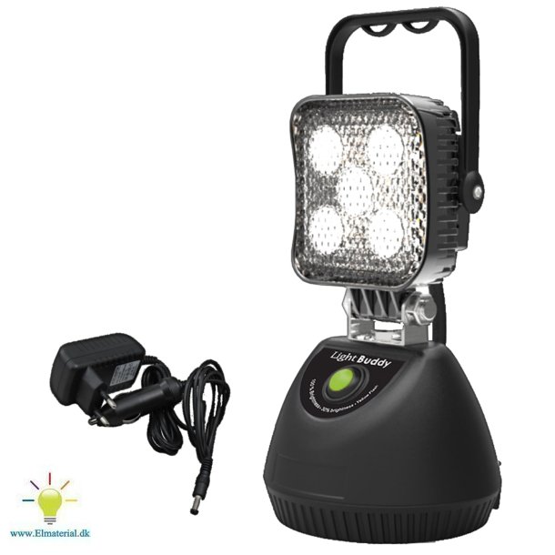 Led Batterilampa W / Magnet 15W