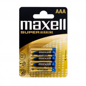 Maxell Aaa Super 4Stk Batteri