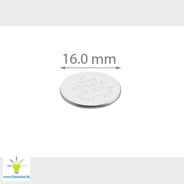 Batteri Renata Cr1616 3V 1Stk