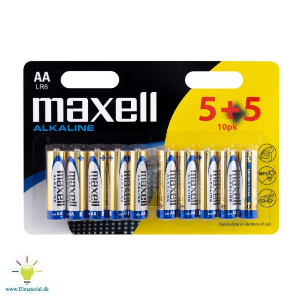 Batteri Maxell Aa/Lr6 8Stk