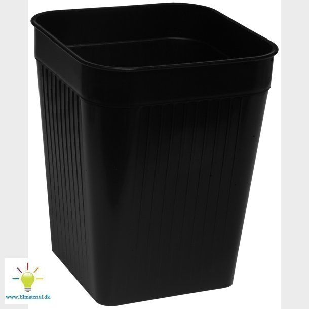 Papirkurv 14 Ltr. Sort