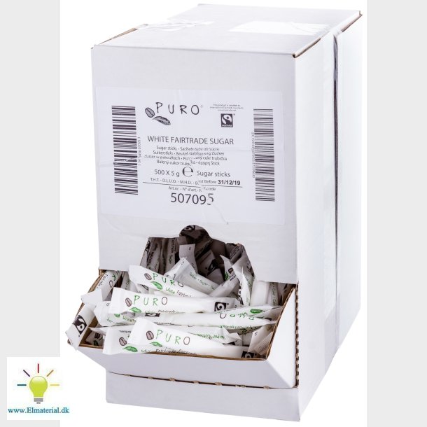 Sukker Sticks 500 Stk A' 5G