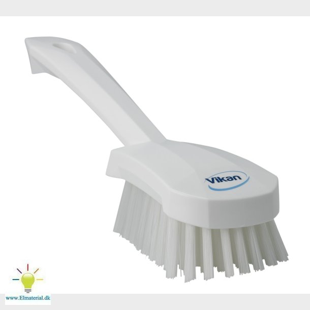 Hndbrste Kort Skaft Hvid