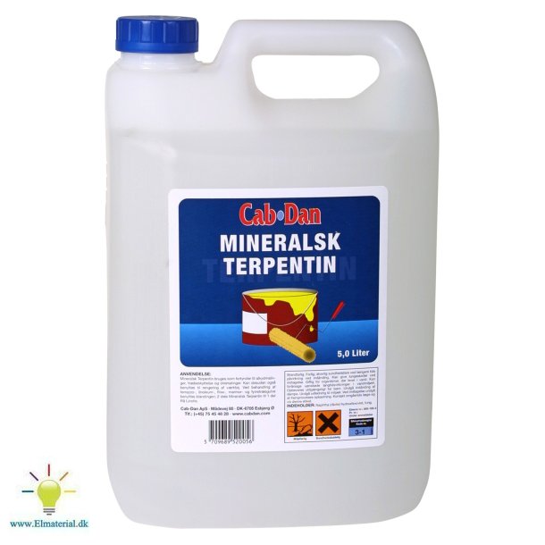 Terpentin Mineralsk 5,0Ltr.