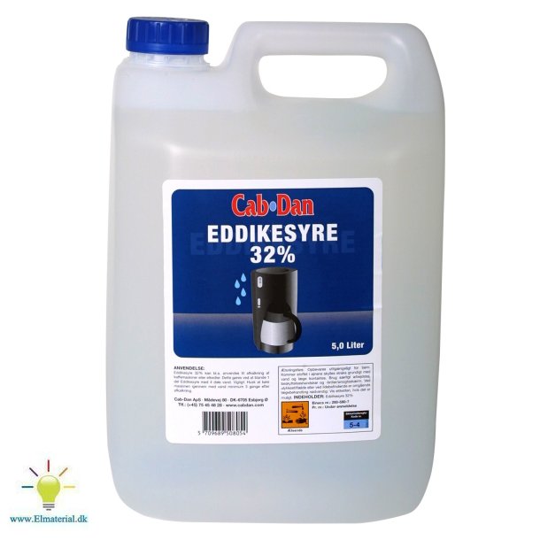 Eddikesyre 32% 5Ltr.