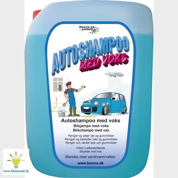 Autoshampoo Med Voks 20 L