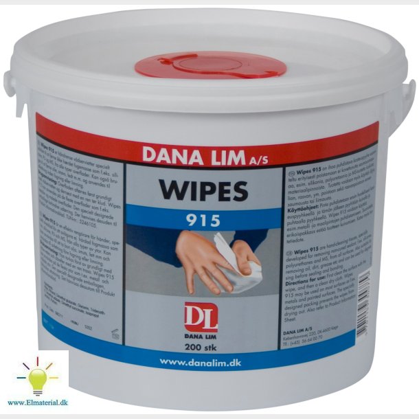 Wipes 915 (Spand &Aacute; 200Stk)