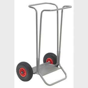 Avfallsvagn med spetsfri hjul