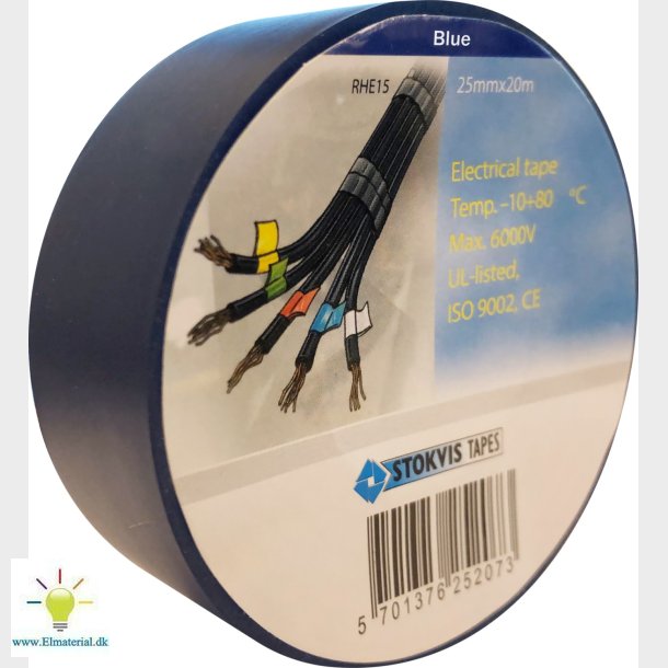 Pvc Tape 25Mm X 20M, Bl