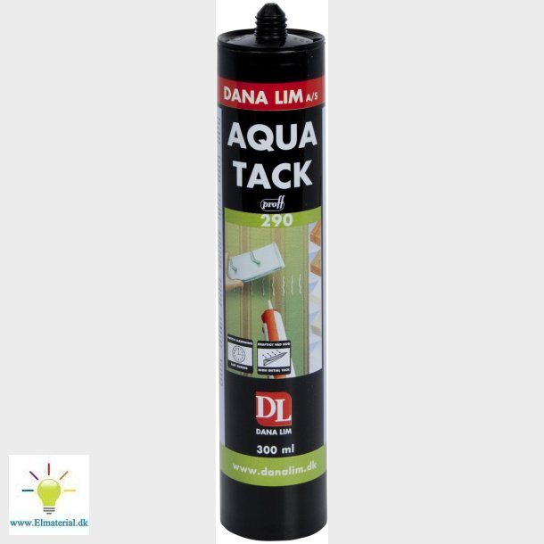 Monteringslim Aqua Tack 290 Vit