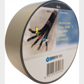 Pvc Tejp 25Mm X 20M, Gr