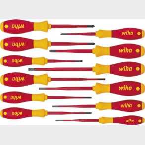 Skruvmejsel.Set 1000V 12St Slim