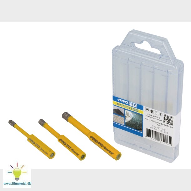 Diamantborst, 5, 6, 8 Mm