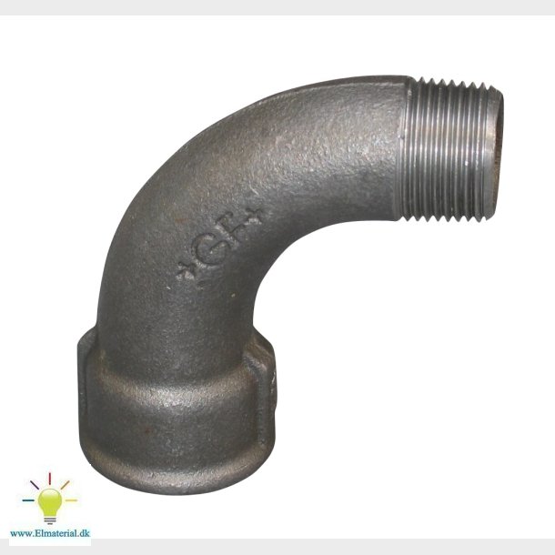 3/8" Sort Bjn. 90G. Mf.Np.