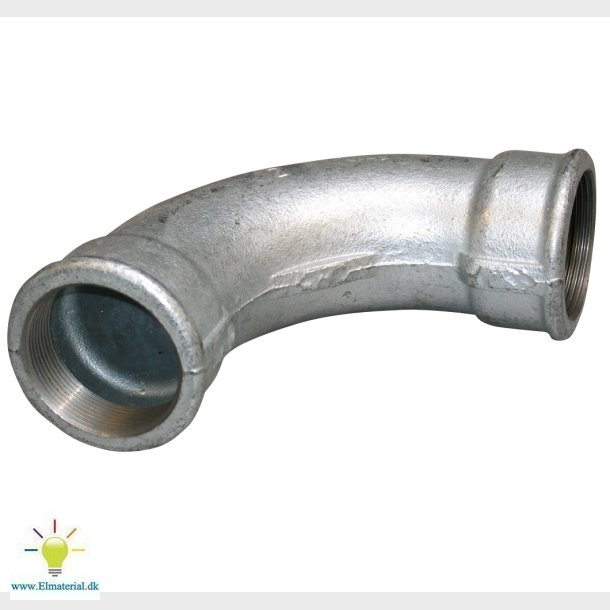 3/4" Galv.Bjn. 90G. Mf.Mf.