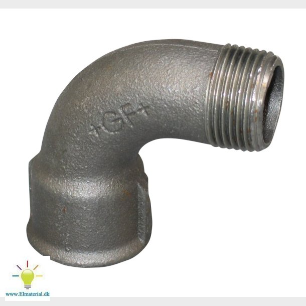 3/4" Sort Bjn. 90G. Mf.Np.