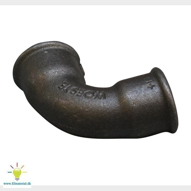 3/8" Sort Bjn. 90G. Mf.Mf.