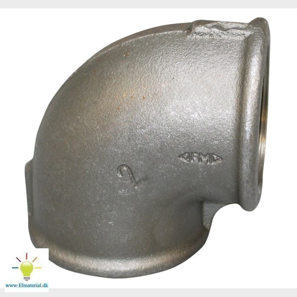 3/8" Sort Vink.90G. Mf.Mf.