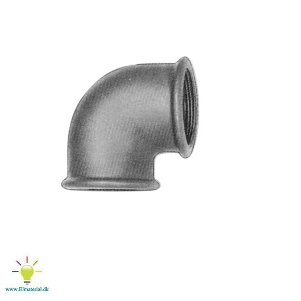 3/4X3/8" Vinkel 90G M/M