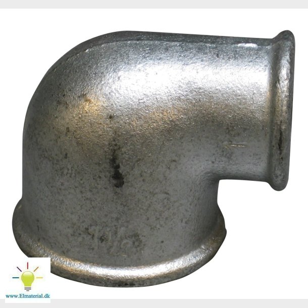 1"X3/4" Galv.Vink.90G. Mf.Mf.