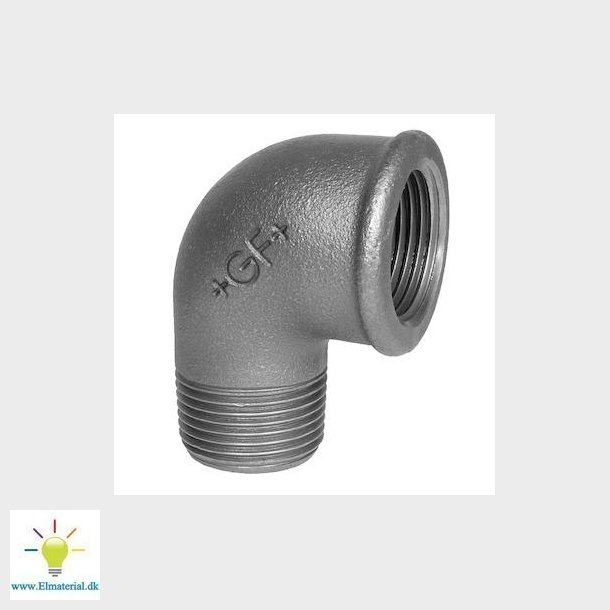 1/8" Vinkel 90G M/N