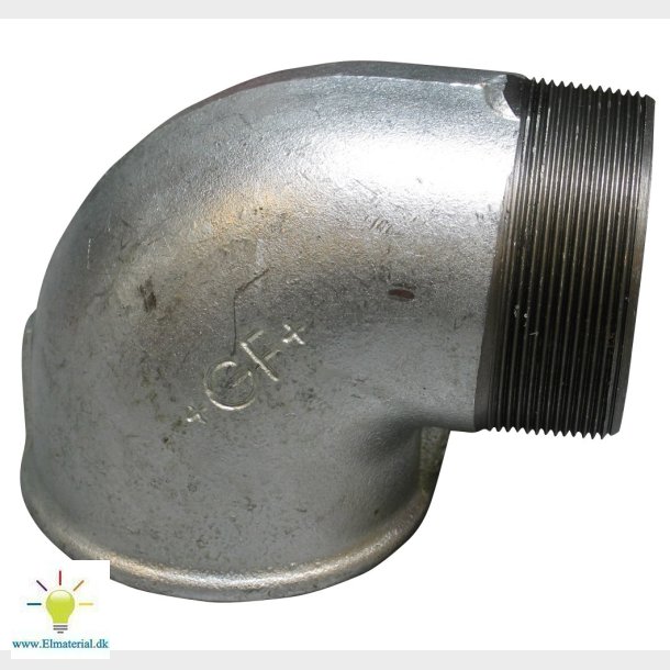 3/8" Galv.Vink.90G. Mf.Np.