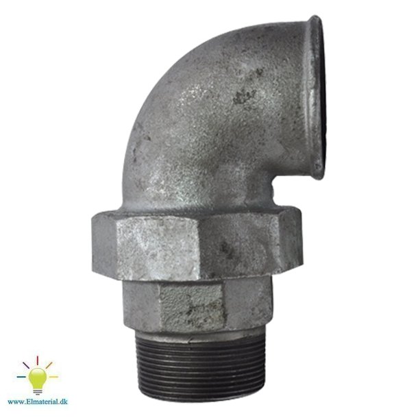 1/4" Vinkelunion M/N