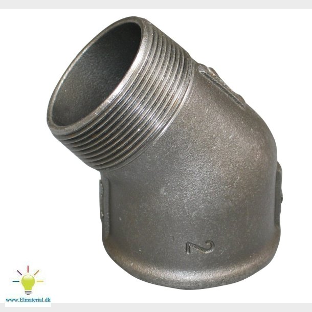 2" Sort Vink. 45G. Mf.Np.