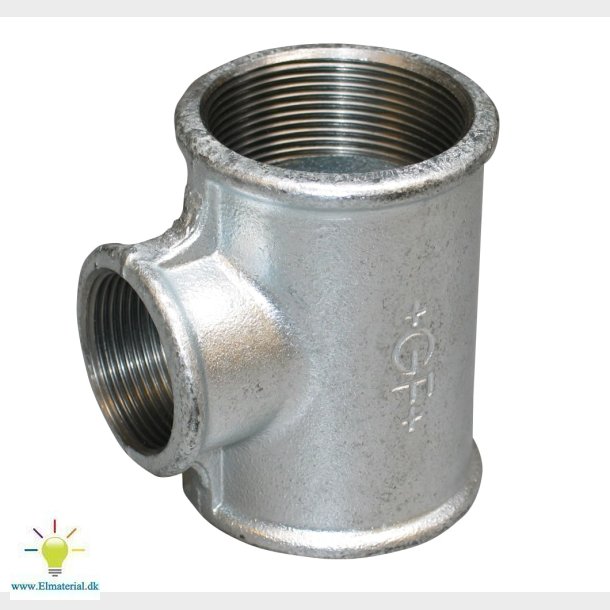 2.1/2"X1"X2.1/2" Galv. Tee