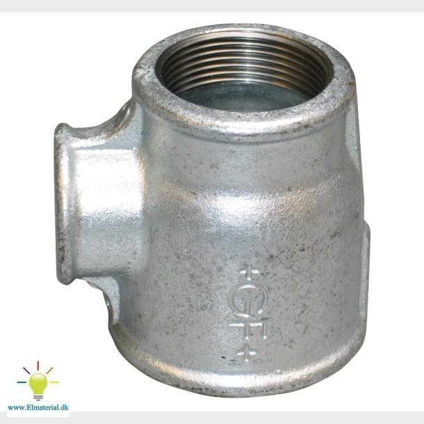3/4"X3/4"X1/2" Galv. Tee