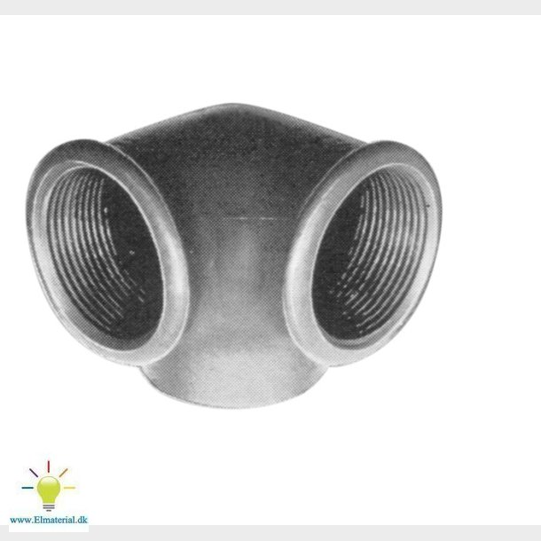 3/4" Sort Hjrnevink.