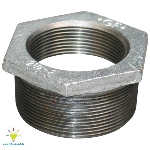 1"X3/4" Galv. Nippelmuffe