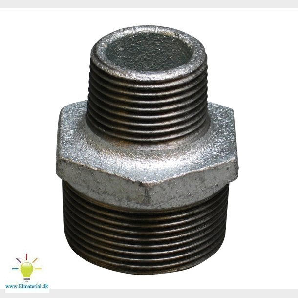 3/8"X1/4" Galv. Brystnippel