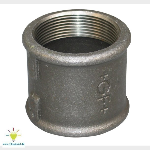 3/8" Sort Randmuffe