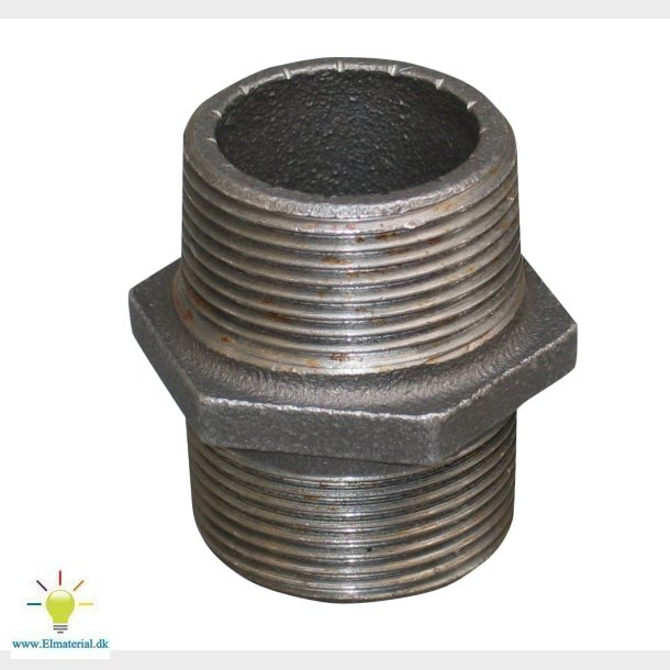 3/4" Sort Brystnippel